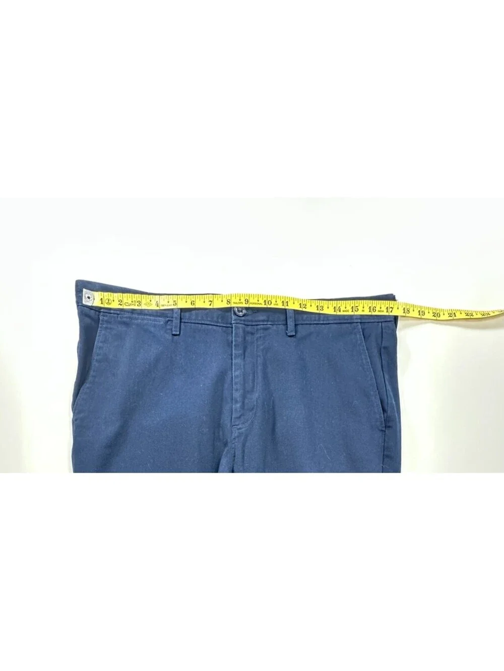 J Crew 770 Straight Stretch Flat Chinos Blue Mens 33/30